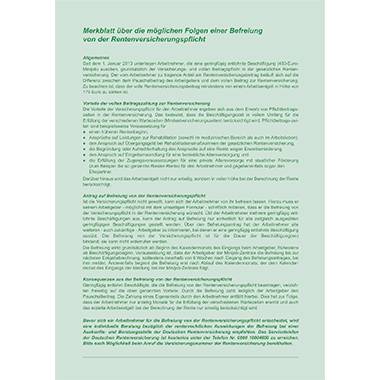RNK Arbeitsvertrag 518 geringfügig Beschäftigte DIN A4 2x2Blatt-2