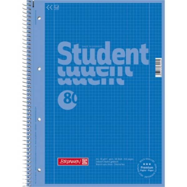 Collegeblock DIN A4 80 Blatt kariert azur - Artikel: 111000855