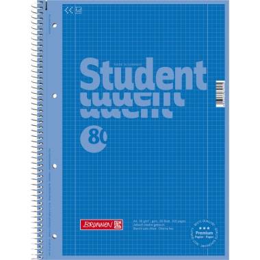 Collegeblock DIN A4 80 Blatt kariert azur - Artikel: 111000855-0