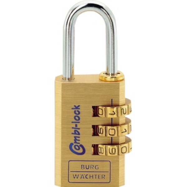 Zahlenvorhangschloss Combi Lock 80 Schlosskörper-B.30mm MS BURG-WÄCHTER