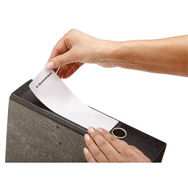 Ordneretikett schmal/kurz sk weiß 700 St./Pack.-1