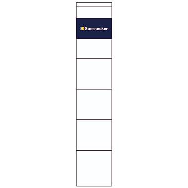 Ordneretikett schmal/kurz sk weiß 10 St./Pack.-0