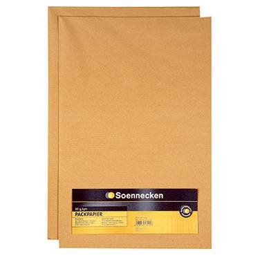 Packpapier 75x100cm 75g Recyclingpapier 2 Bg./Pack.