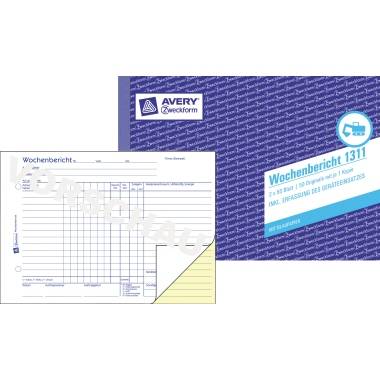 Wochenbericht DIN A5 quer 2x50Blatt - Artikel: 114033500