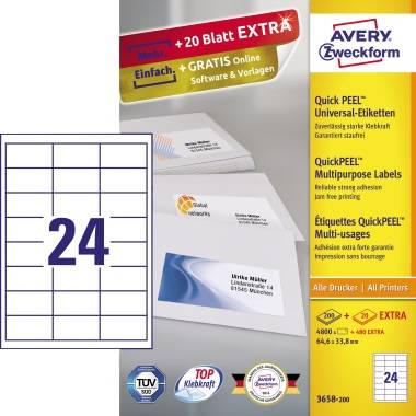 Etikett 64,6x33,8mm weiß 5.280 St./Pack.-0