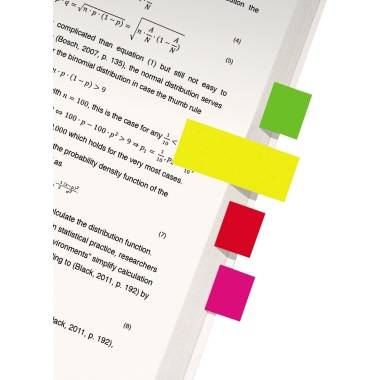 Haftmarker Neon 12x50mm 200Bl. sortiert 5 St./Pack.-4