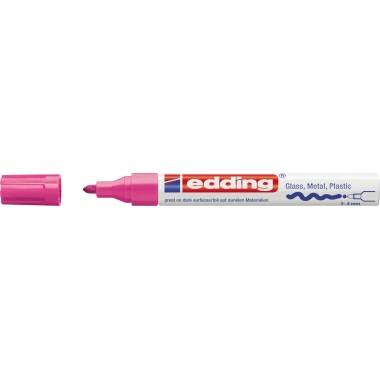 edding Lackmarker 750 4-750-9-009 2-4mm Rundspitze permanent rosa-0