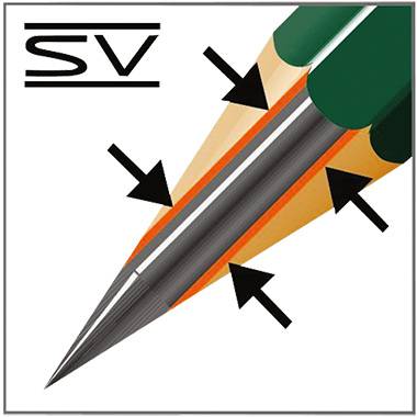 Symbolbild für Kopierstift CASTELL DOCUMENT 9609 2mm rot