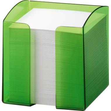 DURABLE Zettelbox TREND 1701682017 gefüllt 90x90mm PS tr l.gn-0