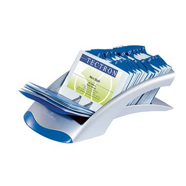 Visitenkartenständer VISIFIX desk metallic-silber - Artikel: 127205195-0