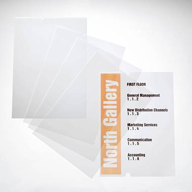 DURABLE Ersatzfolie CRYSTAL SIGN 483519 210x297mm 10 St./Pack.-0