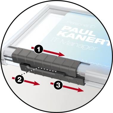 Kartenhalter PUSHBOX TRIO 10 St./Pack.-4