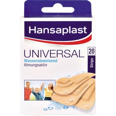 Hansaplast UNIVERSAL Strips 1009266 4Größen 20 St./Pack.-0