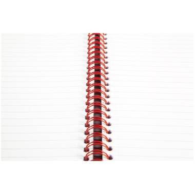 Spiralbuch Office Black 'n Red A4 liniert 8 mm 70 Blatt 90 g/qm-4