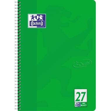 Oxford Collegeblock Touch, A4+, liniert, 80 Blatt, grasgrün (5400896)-0