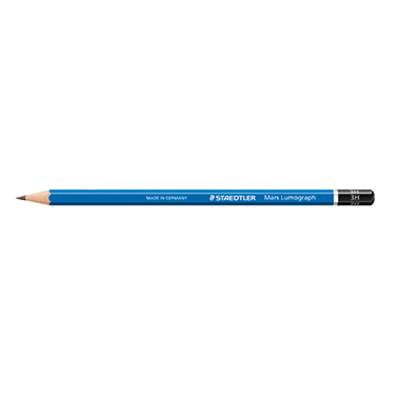 STAEDTLER Bleistift Mars Lumograph 100-3H 17,5cm 3H Schaft blau