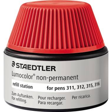 STAEDTLER Nachfülltinte Lumocolor 487 15-2 non-permanent rot-0