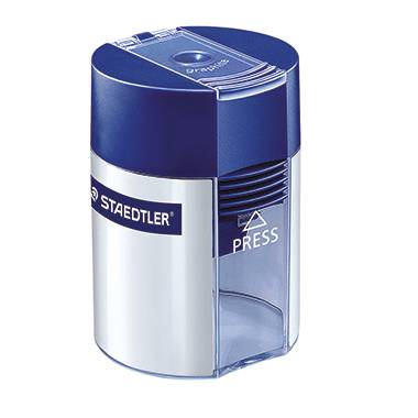 STAEDTLER - Spitzdose - Blau/Silber - Metall-1