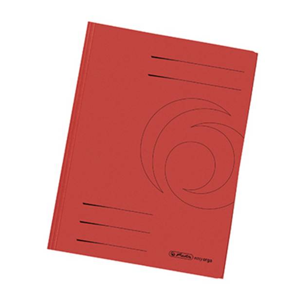 Herlitz Jurismappe 11076445 DIN A4 3Klappen Karton rot