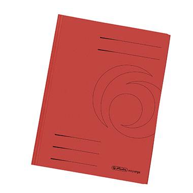 Herlitz Jurismappe 11076445 DIN A4 3Klappen Karton rot-0