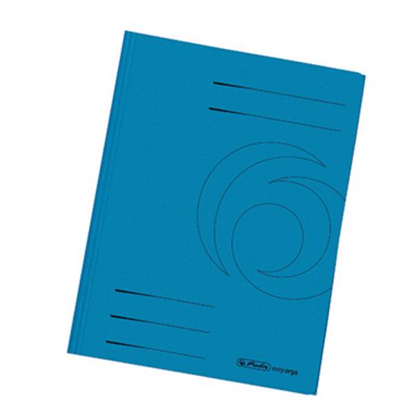 Herlitz Jurismappe 11076452 DIN A4 3Klappen Karton blau