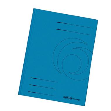 Herlitz Jurismappe 11076452 DIN A4 3Klappen Karton blau-0