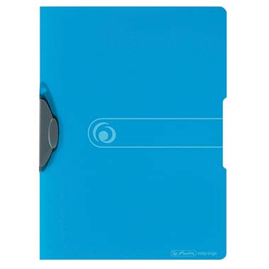 Cliphefter Express-Clip PP A4 blau transparent to go-0