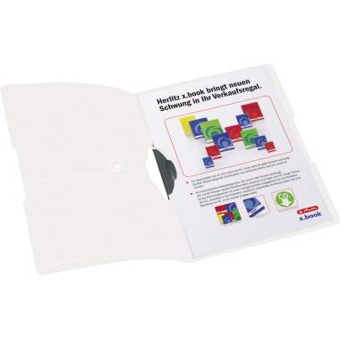 Cliphefter Express-Clip PP A4 farblos transparent to go-1