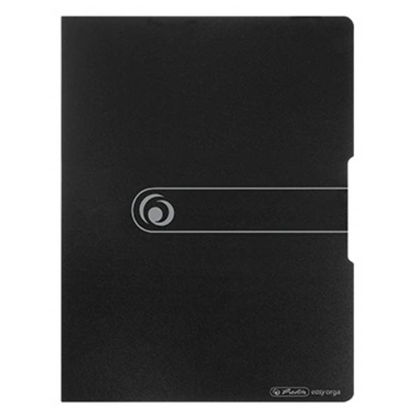 Sichtbuch PP A4 20 Hüllen schwarz opak to go