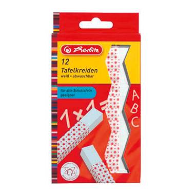 Herlitz Tafelkreide 8648107 weiß 12 St./Pack.-0