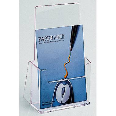 Prospekthalter 1/3 DIN A4 1Fach PS glasklar - Artikel: 127205600-1