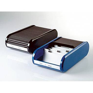 Visitenkartenbox the personal 300Karten sw/bl - Artikel: 126082450-1
