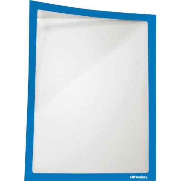 Infotasche magnetisch für DIN A3 435x312mm hoch/quer VE=5 Stück blau