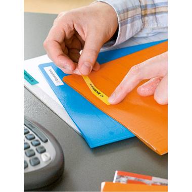 DYMO Schriftbandkassette LetraTag S0721520 12mmx4m schwarz auf weiß-2