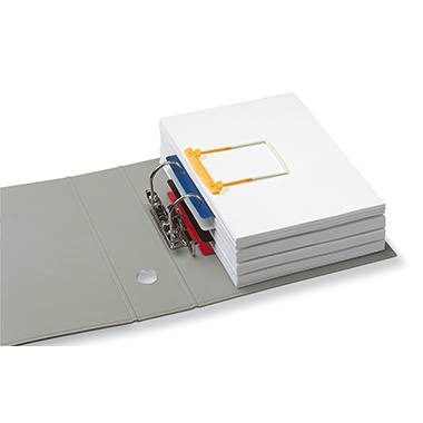 Jalema Abheftbügel Plus 5712525 gelb/weiß 100 St./Pack.-3