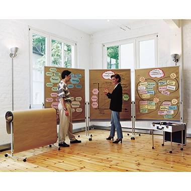 Moderationspapier 80g braun 100 St./Pack.-1
