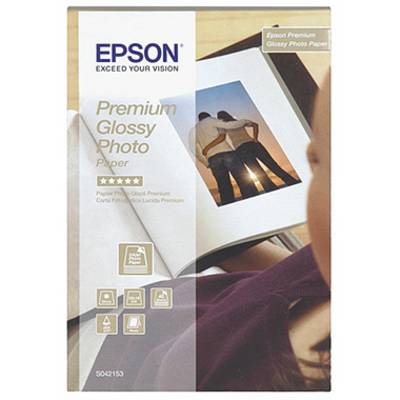 Epson Premium Glossy Photo Paper C13S042153 Fotopapier 10 x 15 cm 255 g/m² 40 Blatt Hochglänzend