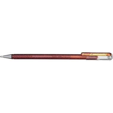 Pentel Gelroller Dual Metallic K110-DFX 0,5mm orange/gelb