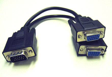 VGA Splitterkabel (1xDSUB-15 auf 2x DSUB-15)-0