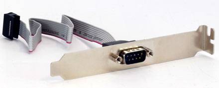 Slotblende mit 1x RS232 Anschluss-0