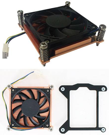 Low Profile Kühlkörper/Lüfter 1U f. Intel Sockel 115x (1150/1151/1155/1156)-0