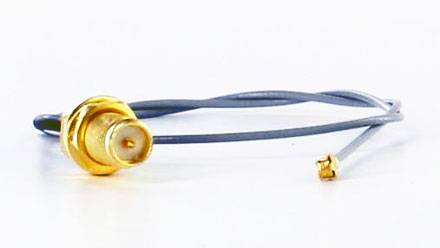 Pigtail Kabel UFL U.FL RP-SMA RSMA (25cm, für Mini-PCI WLAN,3G,GPS)-0