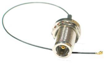 Pigtail Kabel UFL U.FL Straight N-Type (20cm, für Mini-PCI WLAN,3G,GPS)-0