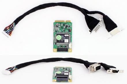 CarTFT VCC-540 Mini-PCIe (1x HDMI, 1x YPbPr, 1x DVI-D, 1x VGA Capture Card)-0