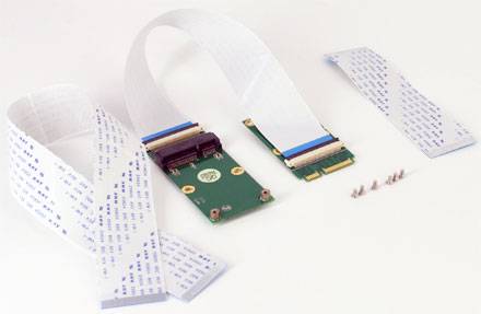 MiniPCIe (Mini PCI Express) Verlängerung/Extender/Extension 10-30cm-0