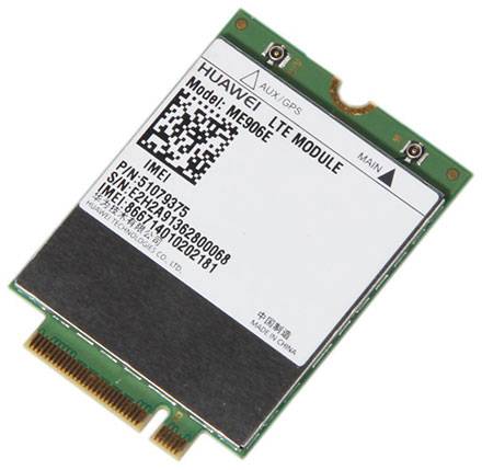HSPA / UMTS / EDGE / LTE 4G M.2 NGFF Modem (Huawei ME906E) [LTE EUROPA]-0