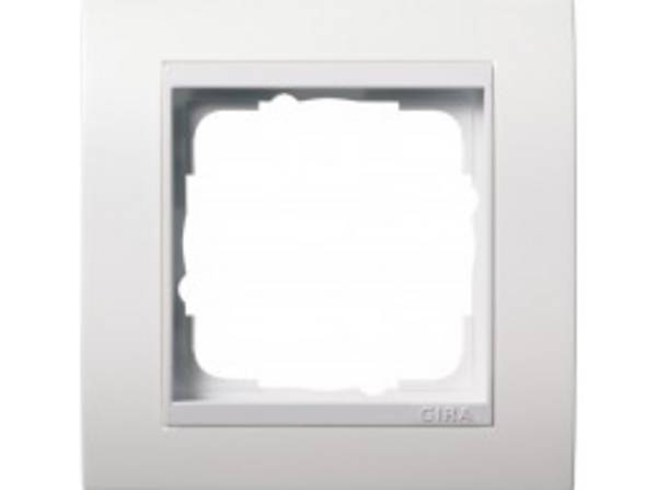 GIRA 0211327, Weiß, Schraubenlos, 90 mm, 90 mm, 1,14 cm, 1 Stück(e)