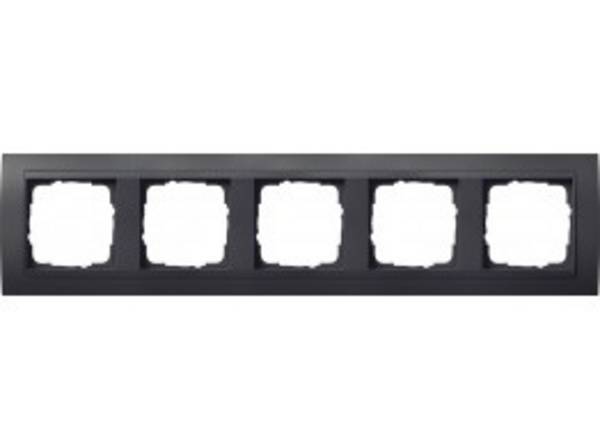 Gira Abdeckrahmen 5f. anth 021508