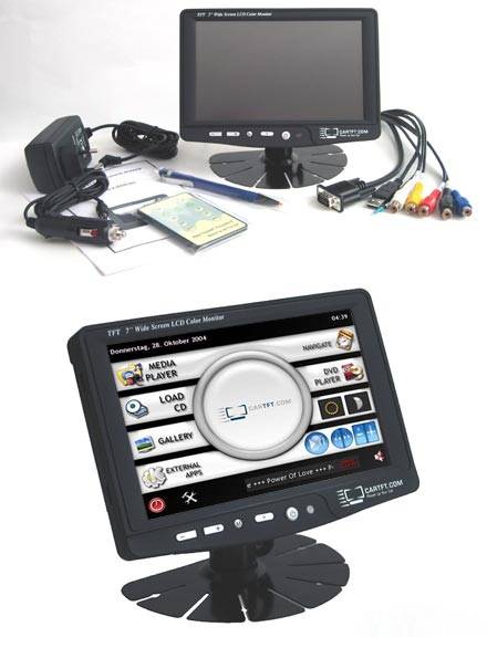 CTF700 - VGA 7" TFT - Touchscreen USB - PAL/NTSC - IR - Audio (500 nits) [LED-Backlight]-0