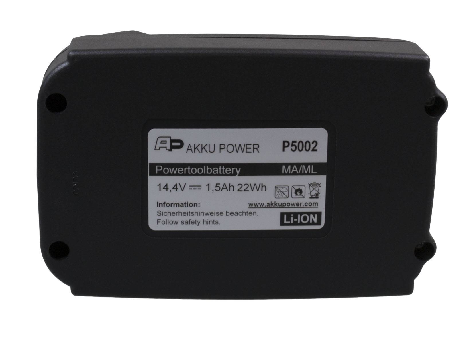 Werkzeugakku 14,4V/ 1,5Ah/Li-ION passend zu Makita BL1415-4